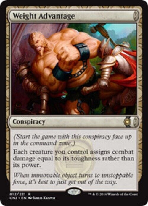 MTG 1x Weight Advantage Conspiracy: Take the Crown Unplayed NM  Cards