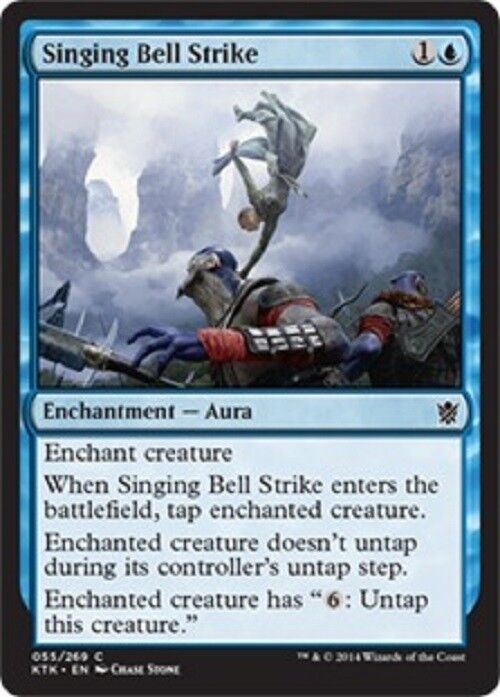 MTG 4x MTG Singing Bell Strike Khans of Tarkir Magic the GAthering Return creature