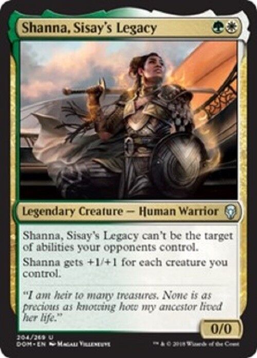 MTG Shanna, Sisay's Legacy Dominaria Unplayed NM card MTG Magic Pauper