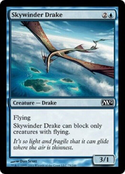 MTG MTG 4x  Skywinder Drake Magic 2012  Cards Magic The Gathering