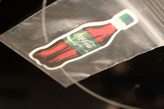 Coca Cola Vintage Stickers Decals Bottle Green Cap Laptop Window Bumper Door