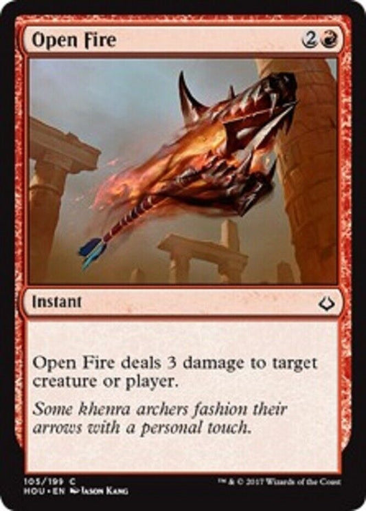 MTG MTG 4x Open FIre Hour of Devastation cards Magic The Gathering