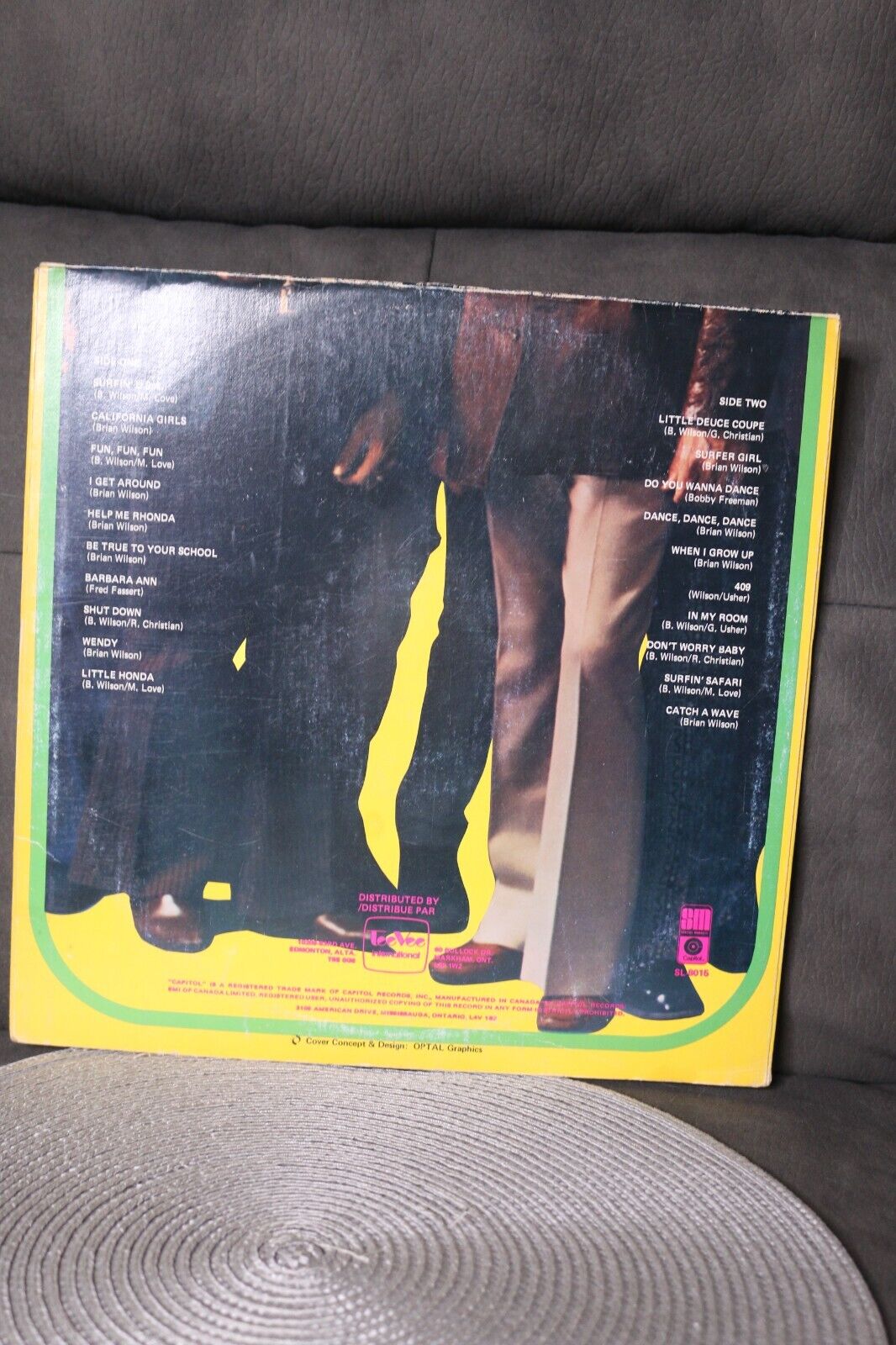 Vinyl Beach Boys 20 Greatest Hits Capitol Capital Special Markets Sl 8015 1979