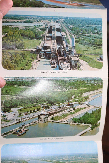 Vintage Post Card Welland Ship Canal Boat Travel