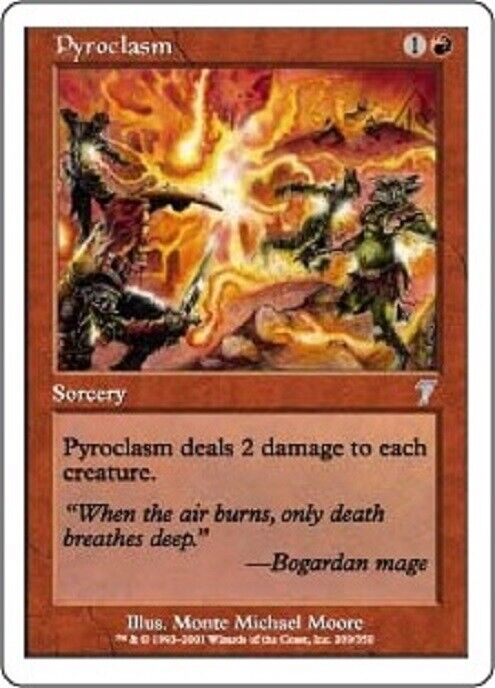 MTG MTG 1x  Pyroclasm Seventh Edition   Magic The Gathering