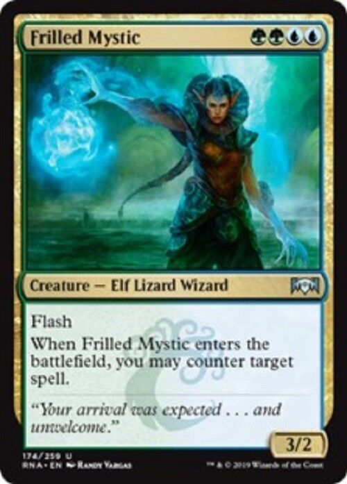 MTG 1x Frilled Mystic Ravnica Allegiance Unplayed NM Card