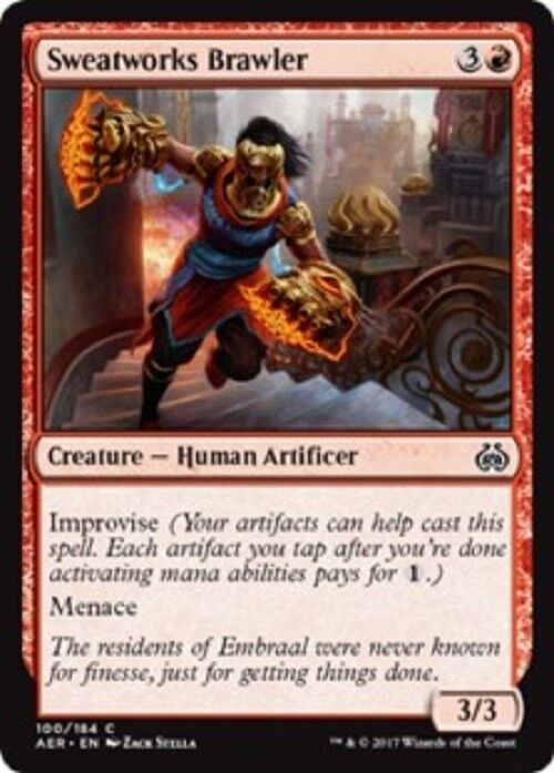 MTG Sweatworks Brawler Aether Revolt Card Magic the Gathering Pauper