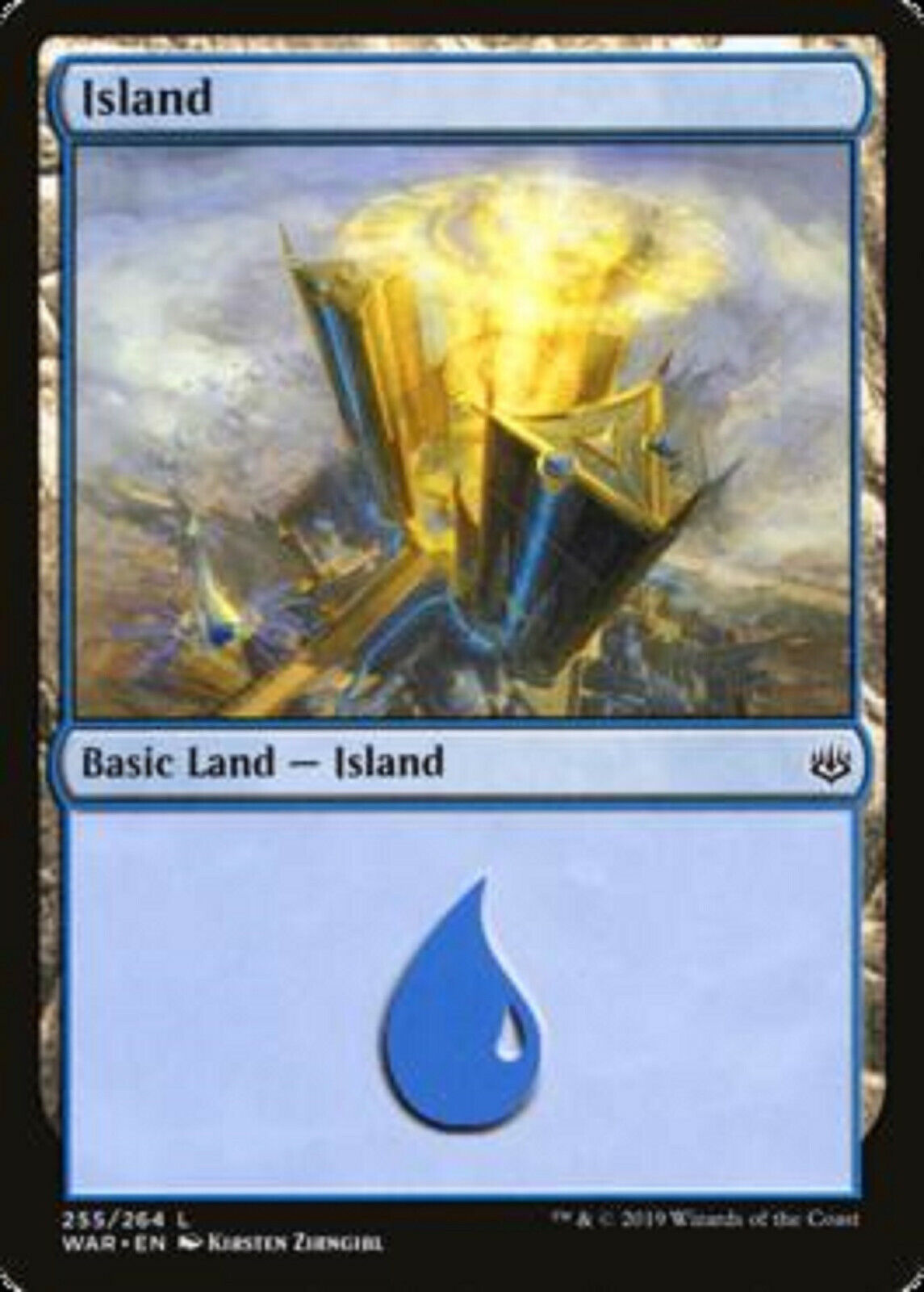 MTG Island (255) War of the Spark Magic the Gathering 4x mtg cards