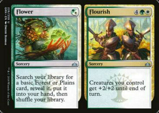 MTG MTG 1x  Flower // Flourish Guilds of Ravnica card Magic the gathering