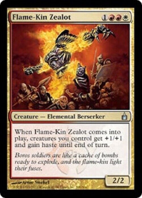 MTG MTG 1x Flame-Kin Zealot Ravnica: City of Guilds card Magic The Gathering