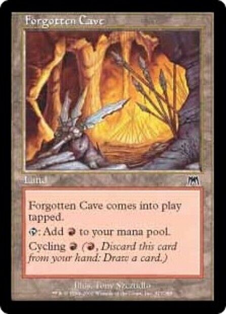 MTG 1x  Forgotten Cave Onslaught card MTG Magic the Gathering