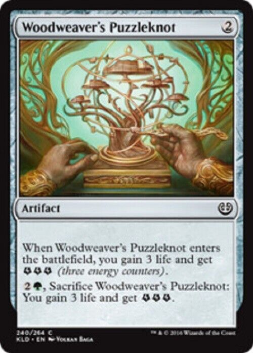 MTG MTG 4x Woodweaver's Puzzleknot Kaladesh Cards Magic The Gathering