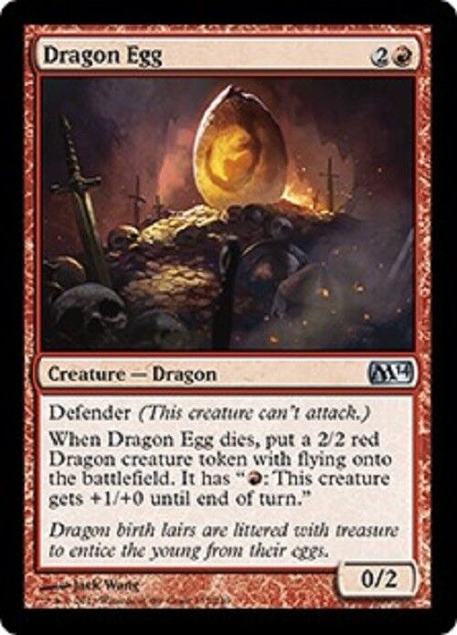 MTG Dragon Egg Magic 2014 Core Set M14 Commander Card NM MTG Pauper