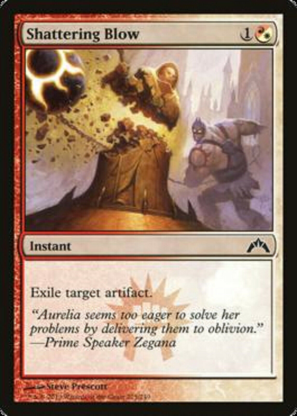 MTG MTG 4x  Shattering Blow Gatecrash cards Magic the gathering