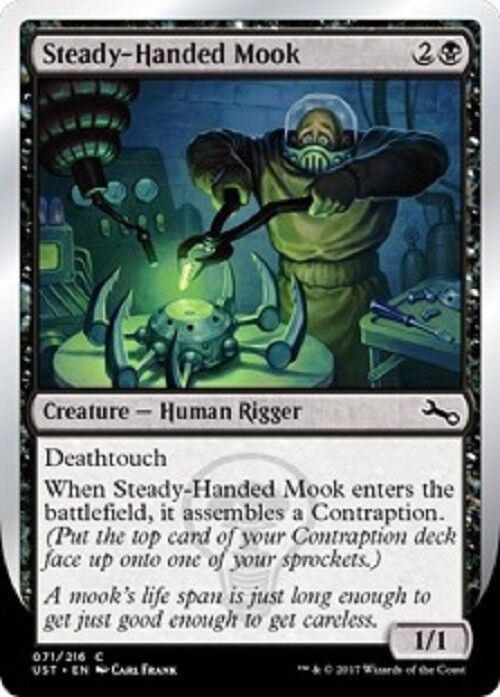 MTG 4x Steady-Handed Mook Unstable Cards Magic the Gathering MTG