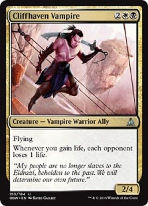 MTG MTG 1x Cliffhaven Vampire Oath of the Gatewatch  Magic The Gathering