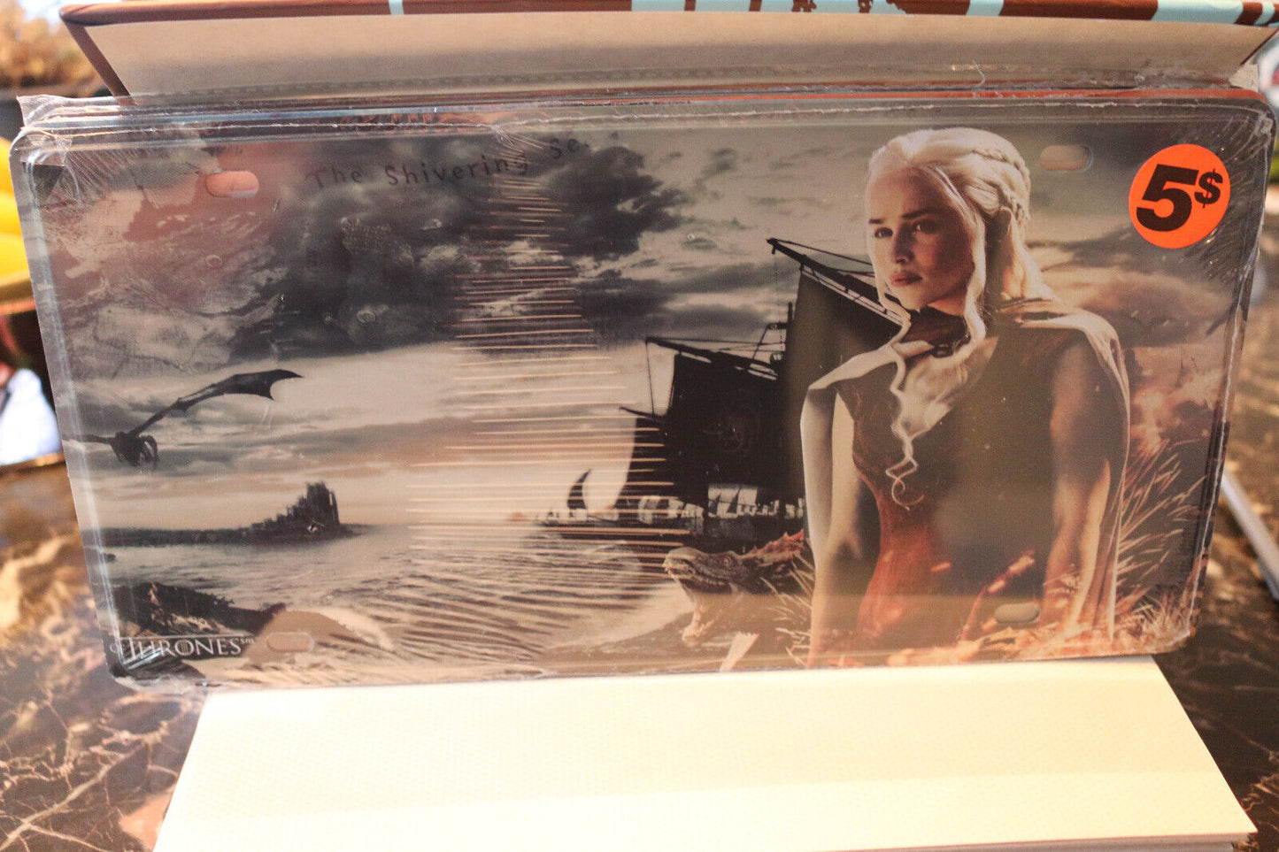 Game Of Thrones Daenerys Targaryen Vehicle License Plate Car Front Tag #2