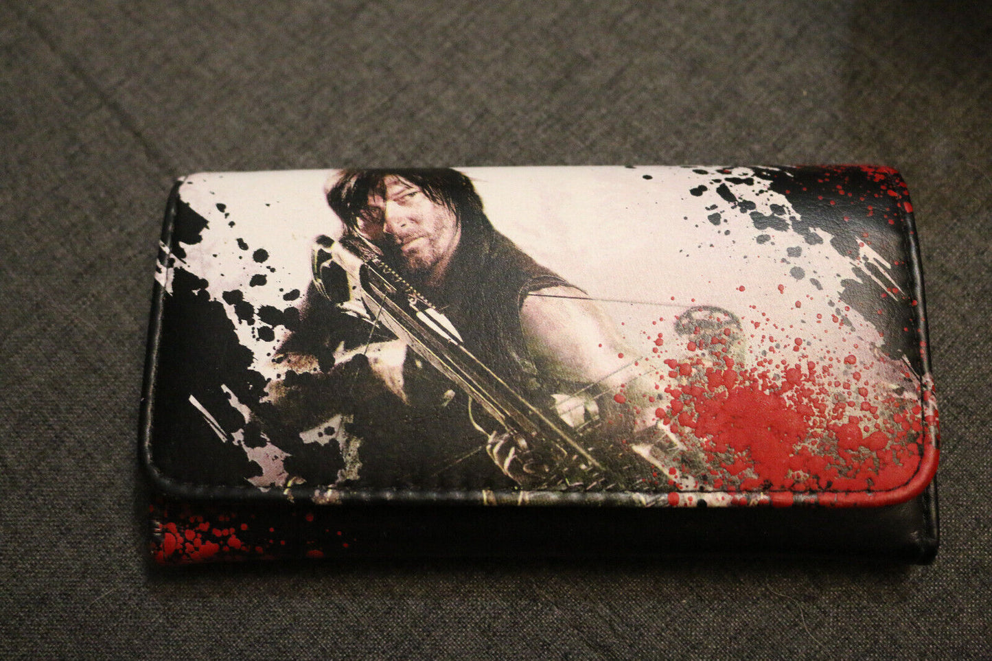 Amc Walking Dead Daryl Dixon Portemonnaie Purse Wallet Monney Case