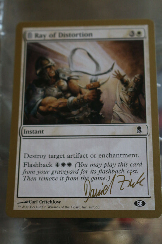 MTG Ray of Distortion Daniel Zink SB World Championship Decks 2003 card MTG CARD