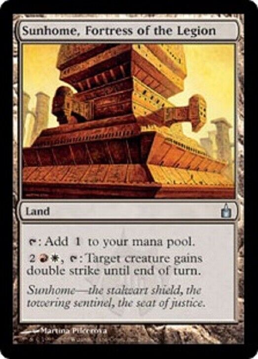 MTG 1x Sunhome, Fortress of the Legion Ravnica City Guilds card Magic the Gathering