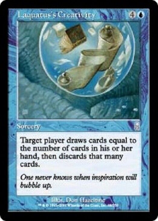 MTG Mtg x1  Laquatus's Creativity Odyssey blue Magic the Gathering card