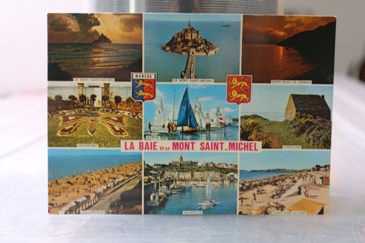 Vintage Post Card La Baie Du Mont Saint-Michel Cotentin Pittoresque