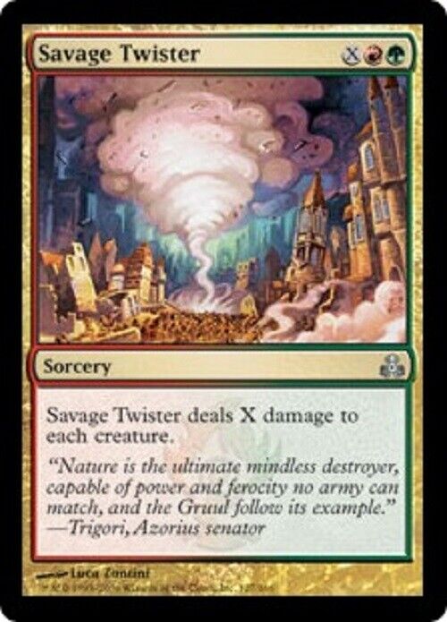 MTG MTG 1x Savage Twister Guildpact Magic The Gathering