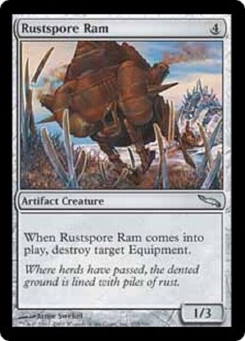 MTG MTG 1x Rustspore Ram Mirrodin card Magic The Gathering NM