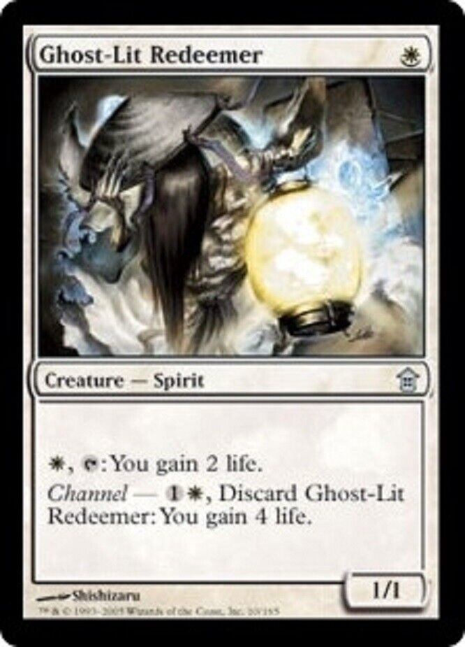 MTG MTG 1x Ghost-Lit Redeemer Saviors of kamigawa Card Magic The Gathering NM