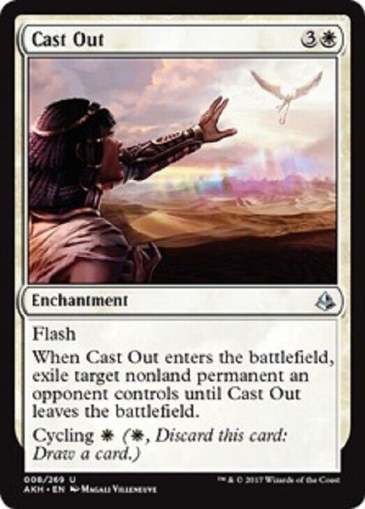 MTG MTG 1x  Cast Out Amonkhetcard Magic The Gathering NM Enchantment