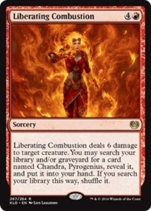 MTG MTG 1x Liberating Combustion Kaladesh  The Gathering card