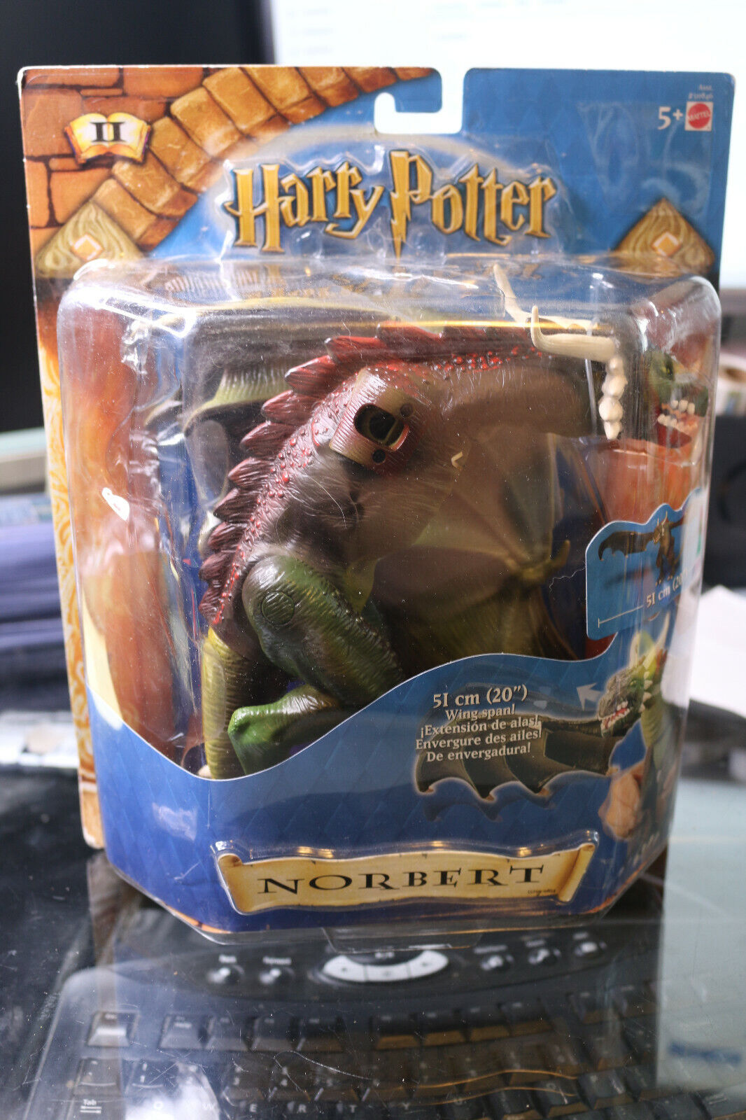 Harry Potter ~ Norbert ~ Deluxe Creature Action Figure 2002 Sealed Iop 20” Ws