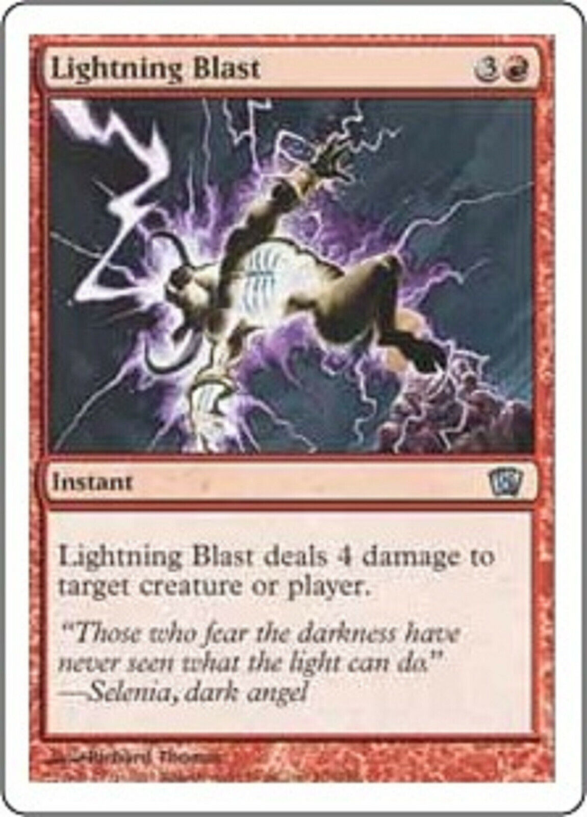 MTG 1x Lightning Blast Eighth Edition Magic the Gathering card Uncommun MTG