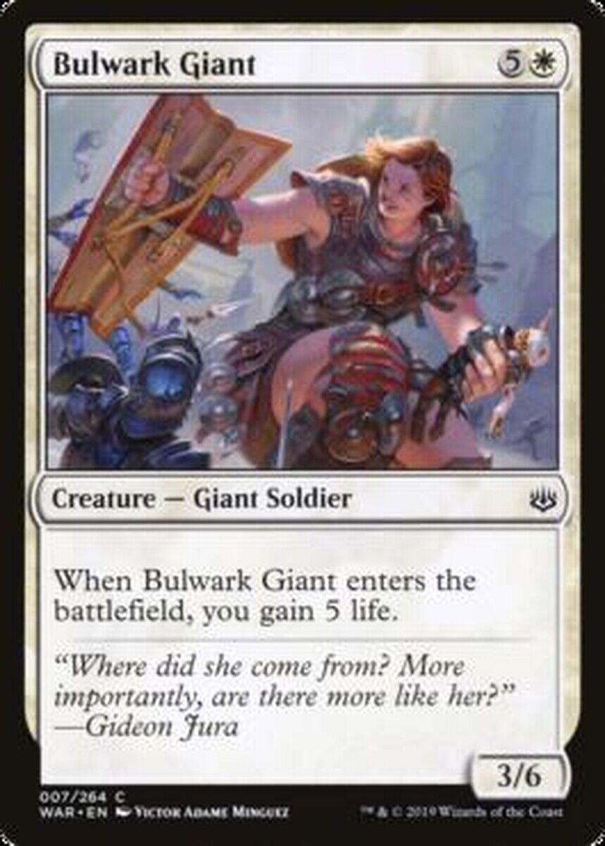 MTG MTG 4x Bulwark Giant War of the Spark Cards Magic The Gathering NM