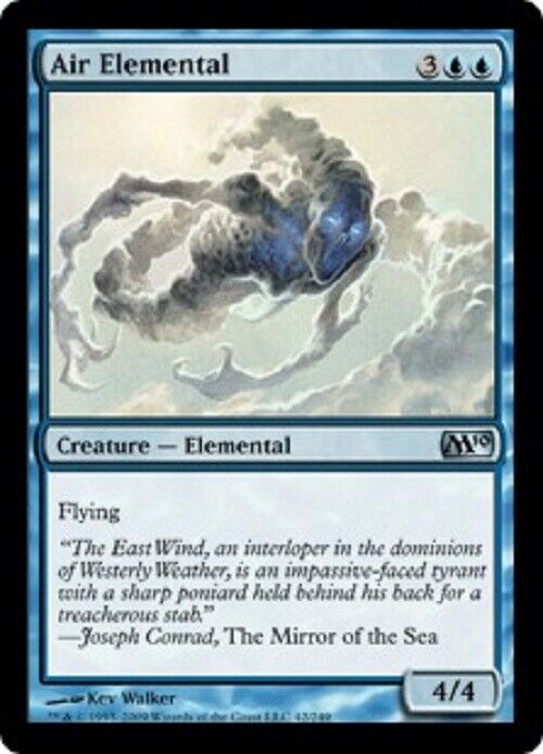 MTG MTG 1x   Air Elemental M10 Magic 2010 Card Magic The Gathering