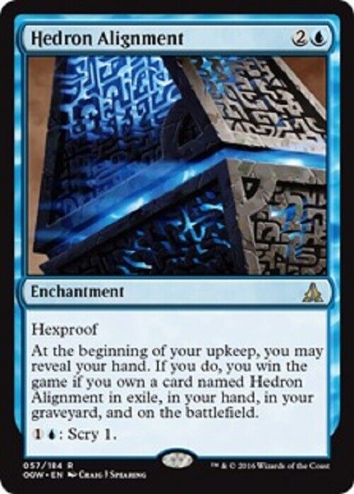 MTG MTG 1x Hedron Alignment Oath of the Gatewatch Card Magic The Gathering pauper