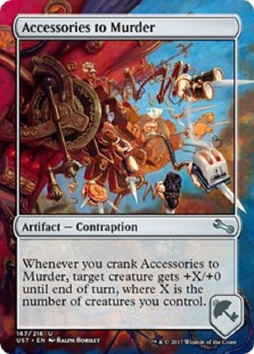 MTG MTG 1X Accessories to Murder NM Unstable card Magic The Gathering