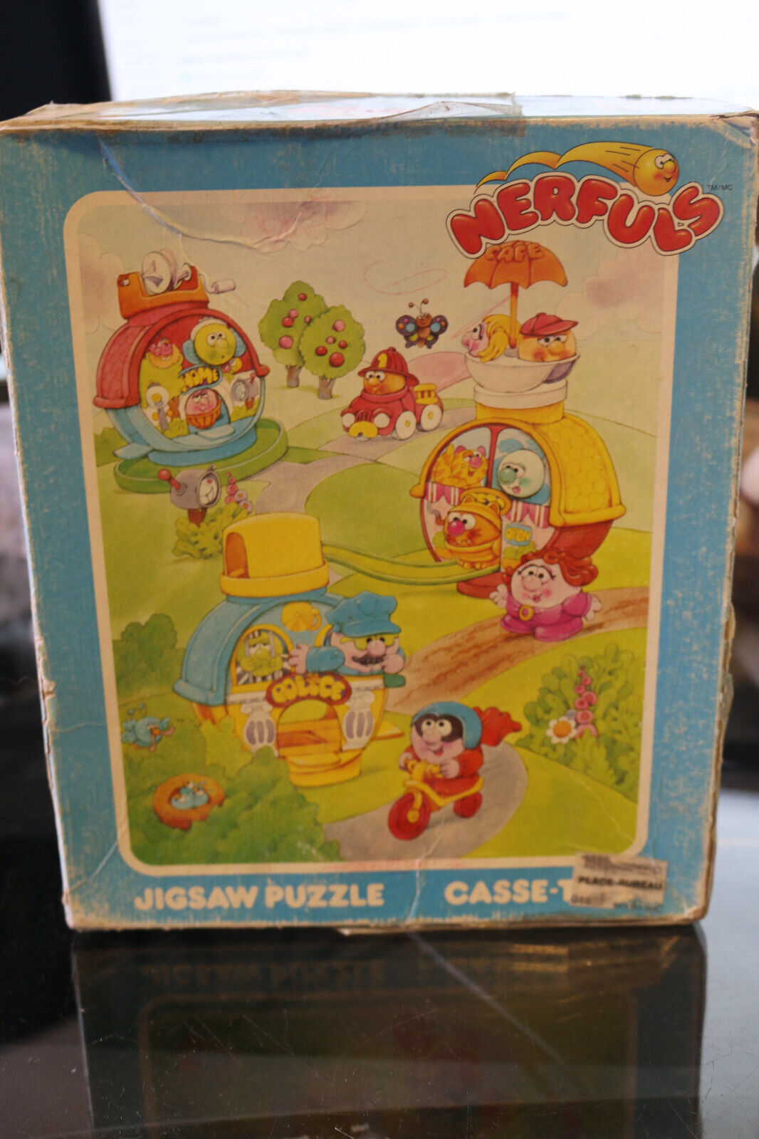 Nerfuls Jigsaw Puzzle Parker Casse-Tête 60/60 Pieces In Box Complete Vintage Toy