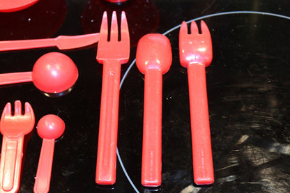 Dolls Kitchen Accessories Made In Hong Kong Plastic Toys Spoon Parts Utensils