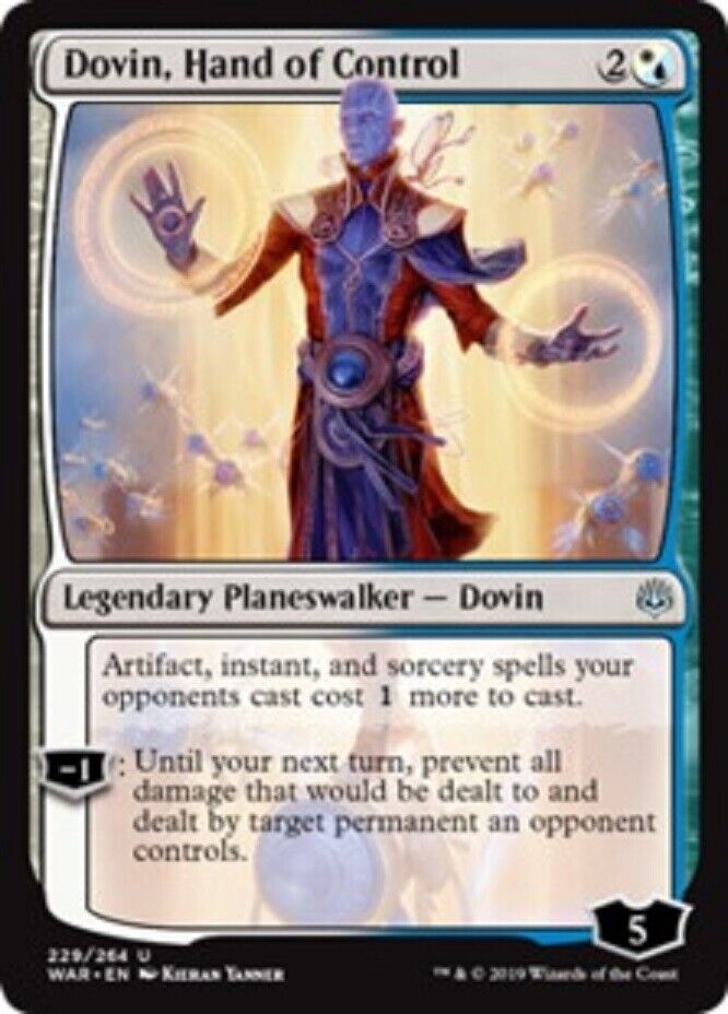 MTG MTG 1x Dovin, Hand of Control War of the Spark Card Magic The Gathering NM