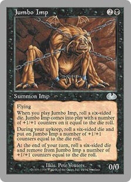 MTG 1x Jumbo Imp Unglued card MTG Magic the Gathering