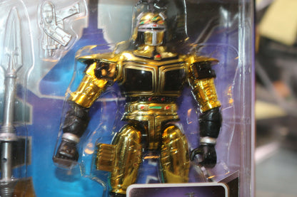 Beetleborgs Metallix Beetle Chromium Gold Bandai Morphin Action Figure Toy Seale