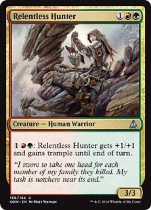 MTG MTG 1x Relentless Hunter Oath of the Gatewatch Card Magic The Gathering