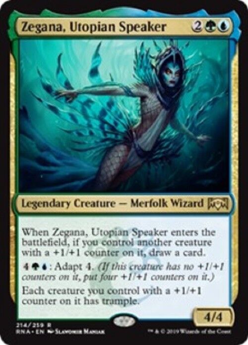 MTG 1x Zegana, Utopian Speaker Ravnica Allegiance Unplayed NM Card