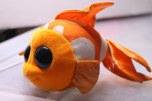 Ty Beanie Boos Sami The Goldfish Plush Stuffed Animal