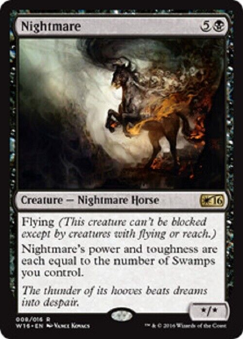 MTG MTG 1x Nightmare W16 Welcome Deck 2016 Card Magic The Gathering