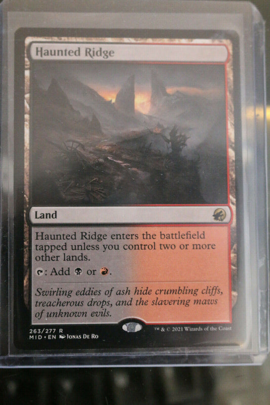 MTG MTG 1x   Haunted Ridge Innistrad: Midnight Hunt Magic the Gathering