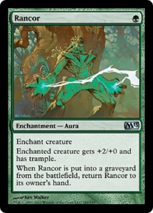 MTG 1x  Rancor M13 Magic 2013 card Magic the Gathering MTG