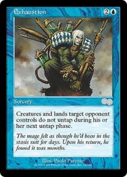 MTG Exhaustion Urza's Saga  MTG Magic the gathering card 1x