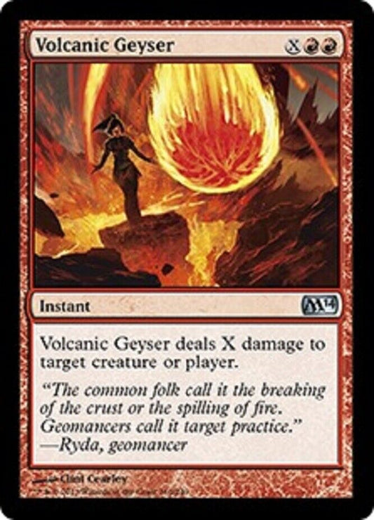 MTG 1x MTG  Volcanic Geyser M14 Magic 2014 Core Set Card Magic the Gathering NM